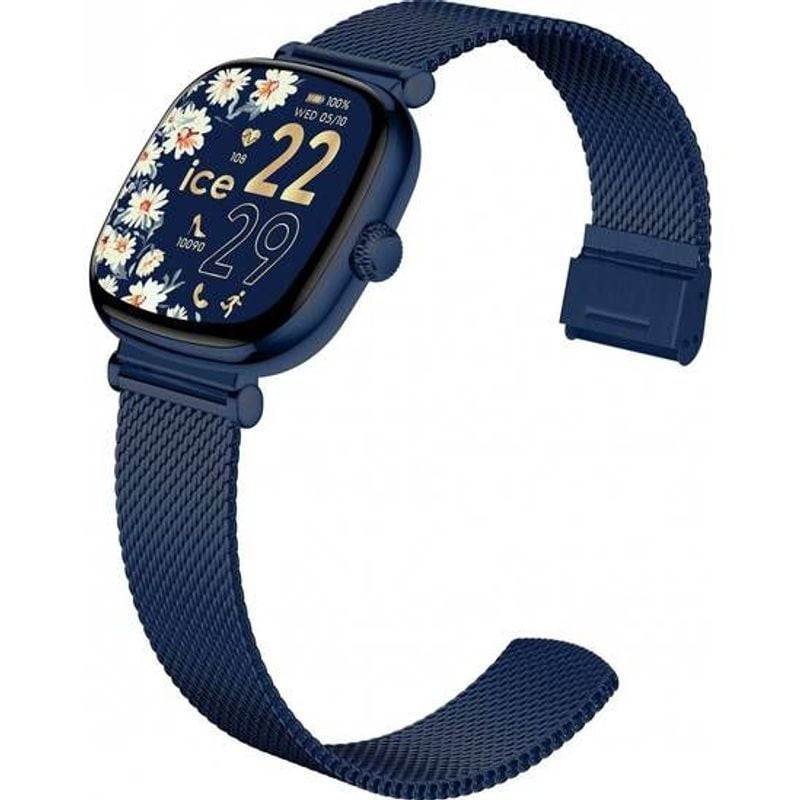 Packshot de la Montre connectée Ice-Watch Collection ICE Smart SQ 2.0 bracelet acier bleu