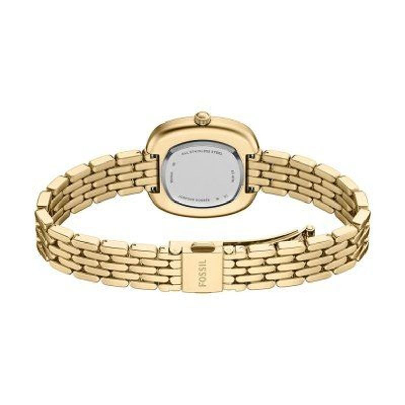 Montre Analogique FOSSIL Collection Genevieve bracelet acier doré, packshot fond blanc