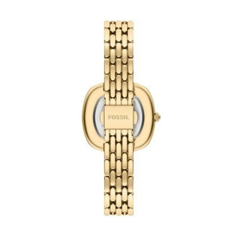 Montre Analogique FOSSIL Collection Genevieve bracelet acier doré, packshot sur fond blanc