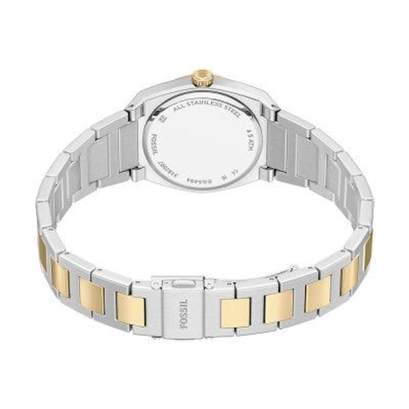 Packshot de la Montre Analogique FOSSIL Collection Everett bracelet Acier Bicolore sur fond neutre.