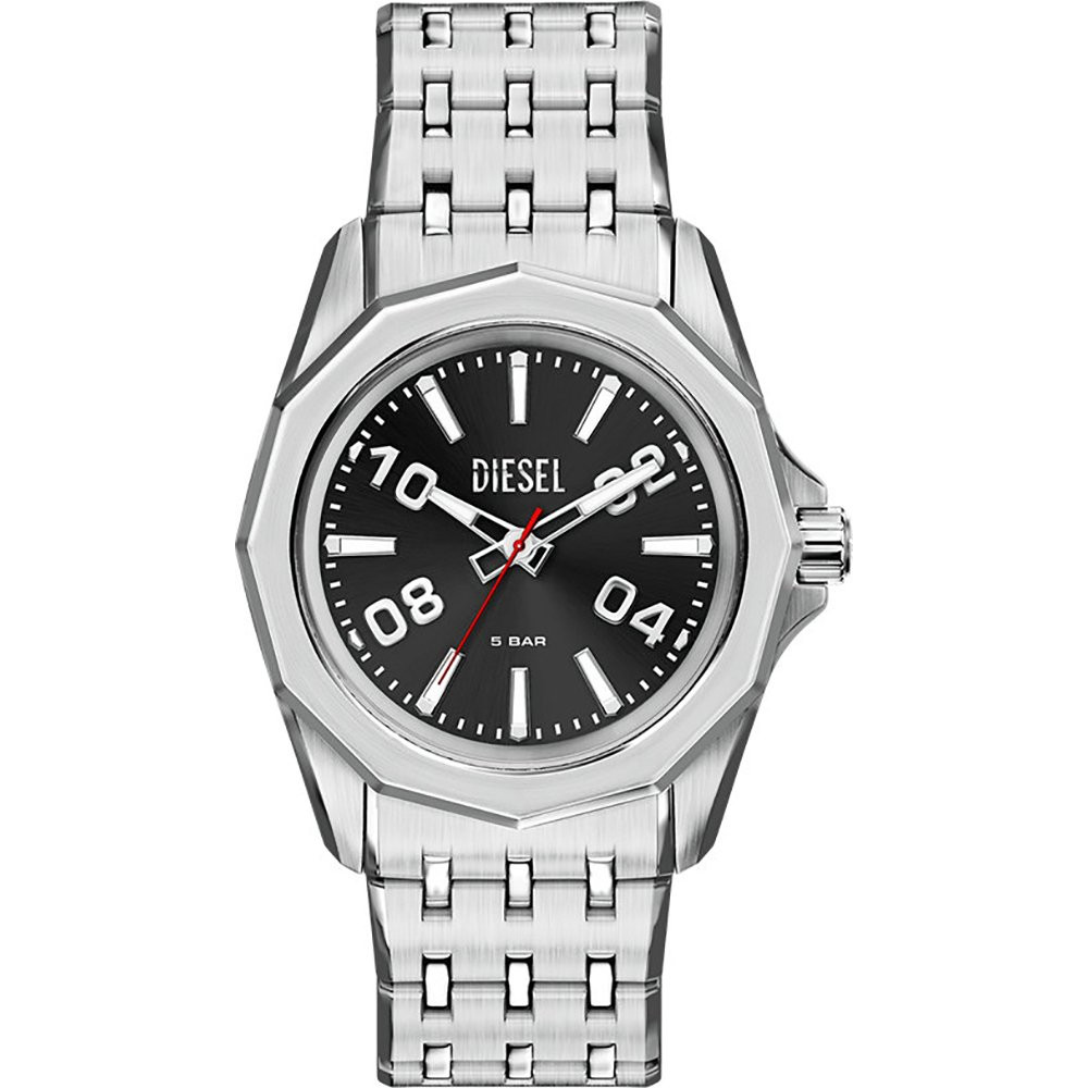 Montre Analogique DIESEL Collection Stinger Bracelet acier argenté