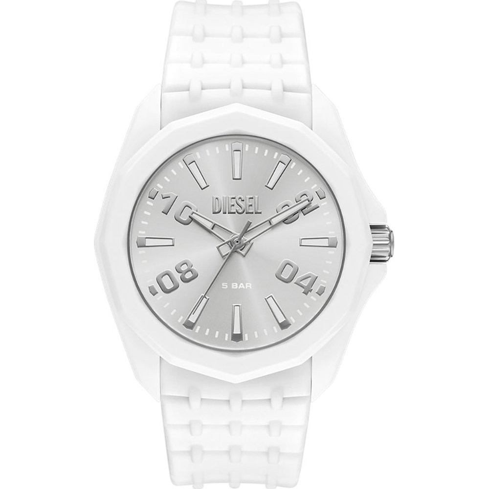 Montre Analogique DIESEL Collection Stinger bracelet silicone blanc