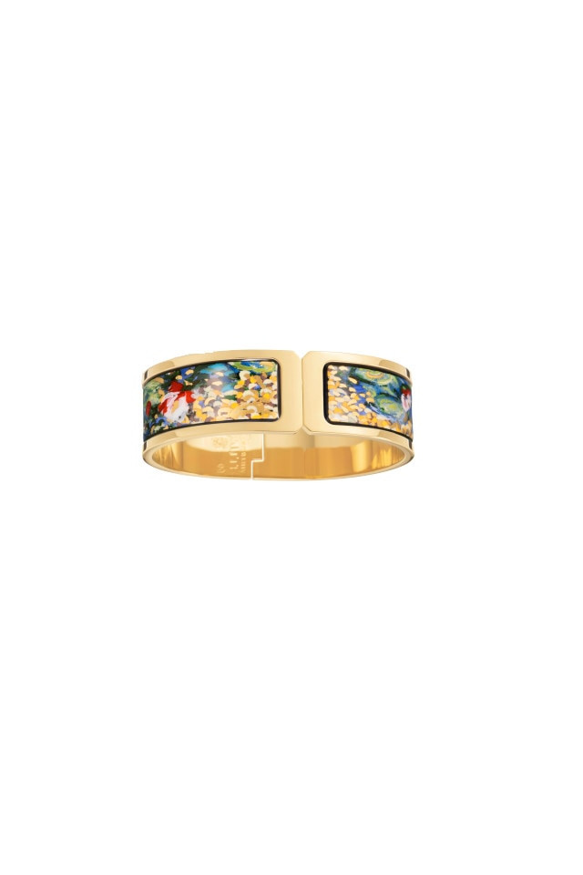 Bracelet Clip FREY WILLE Hommage à Claude Monet doré