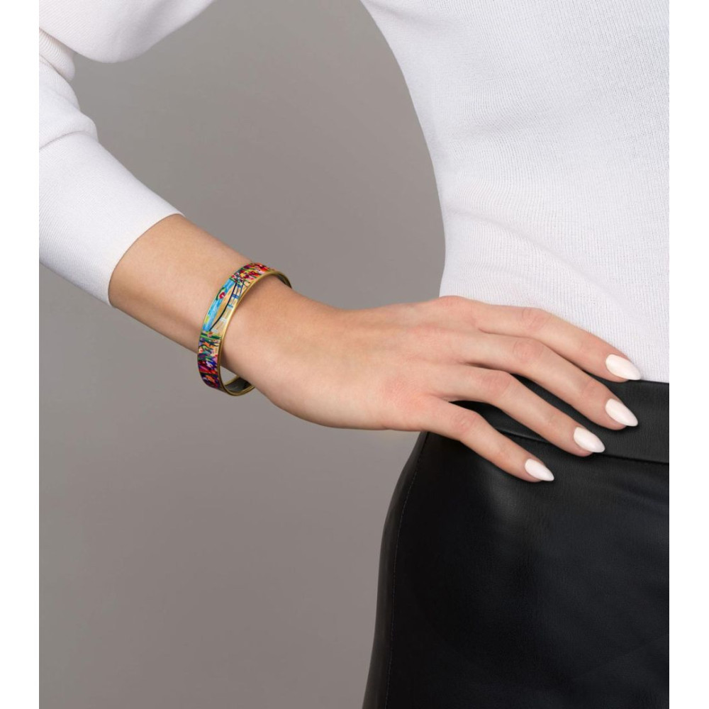 Bracelet FREY WILLE Hommage à Claude Monet doré