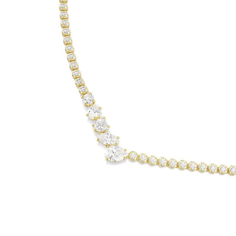 Collier Swarovski collection Mesmera plaqué or