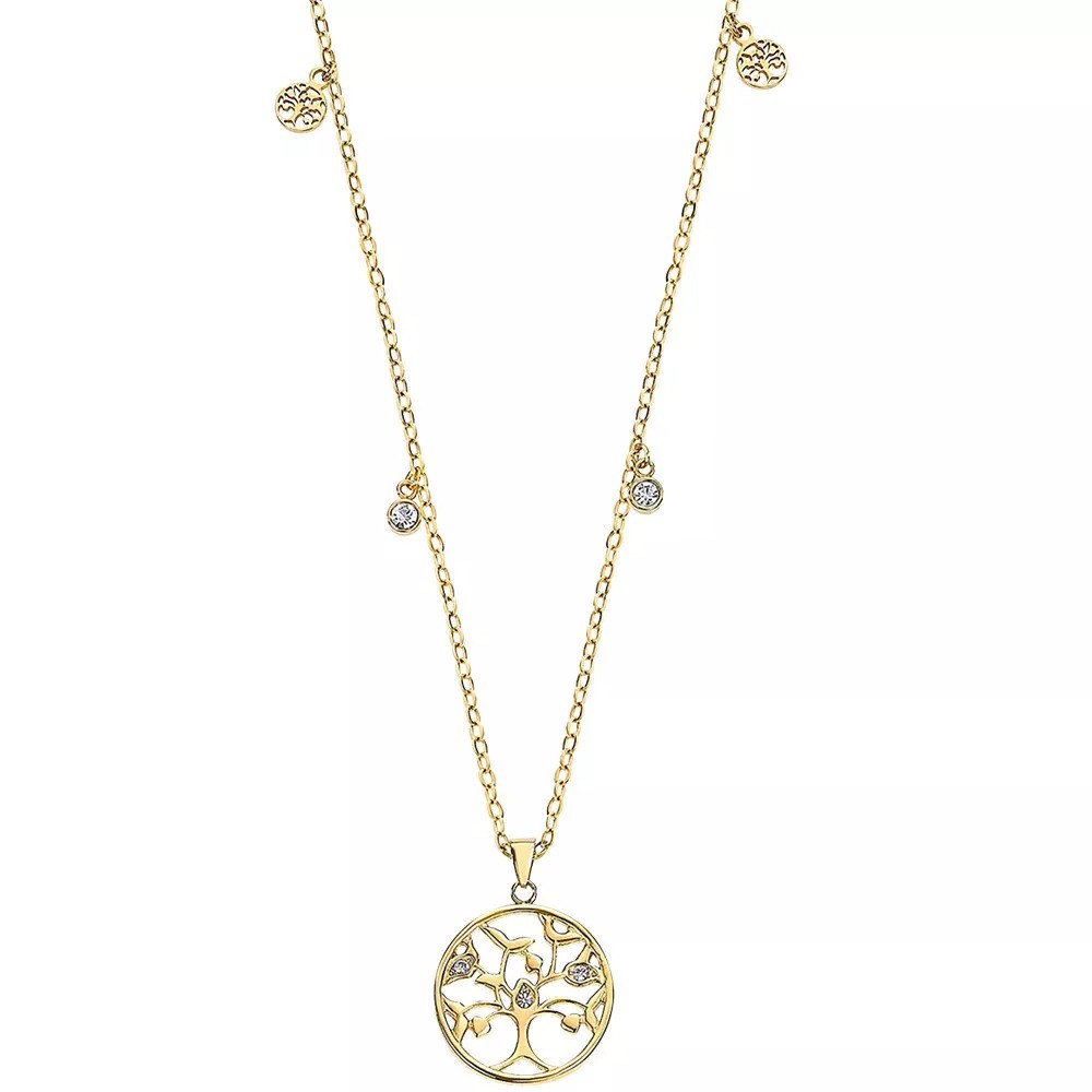 Collier Lotus Style collection Essentials arbre de vie Acier Doré