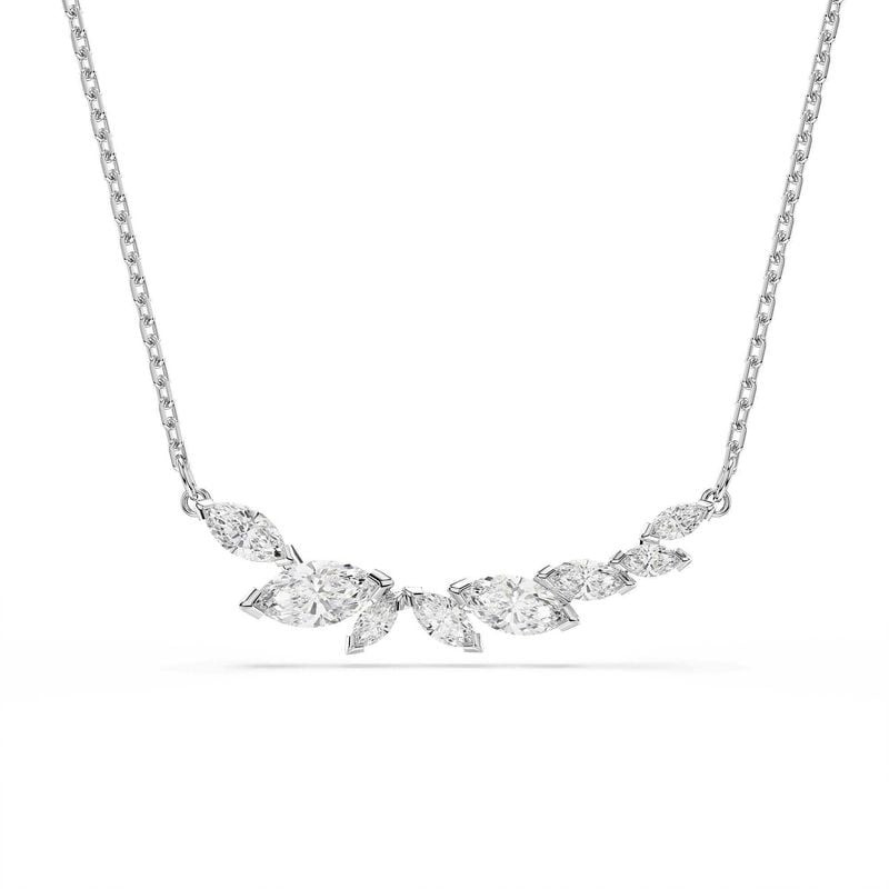 Collier Pendentif Swarovski Mesmera Cristal Blanc Argenté, packshot sur fond blanc