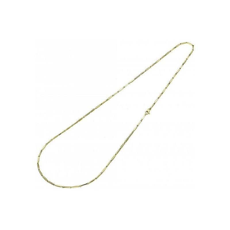 Collier Chimento Bamboo Classic en or jaune 18 carats, 43 cm, avec des maillons inspirés du bambou e