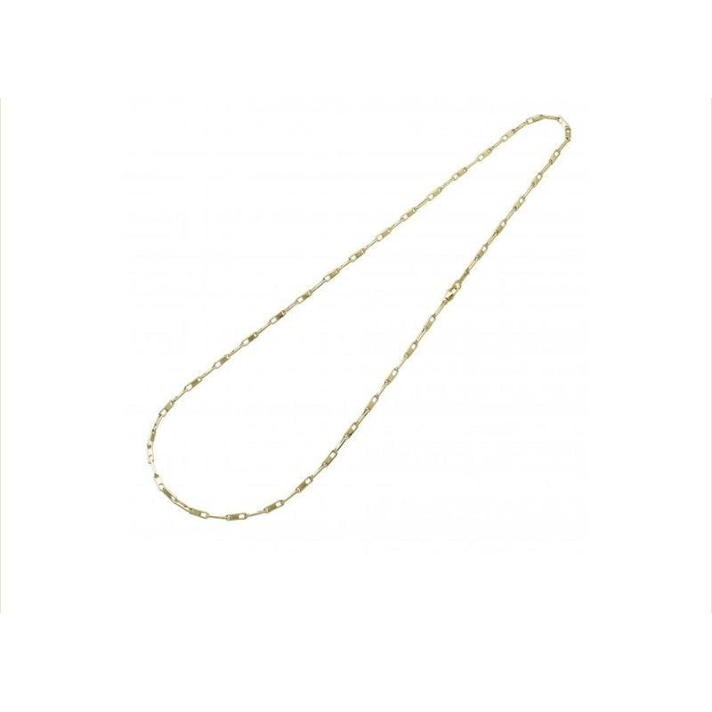 Collier CHIMENTO Accenti 50 cm en or jaune 18 carats posé à plat sur fond blanc uni