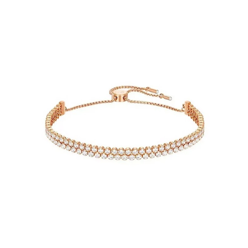 Bracelet Swarovski Subtel doré rose