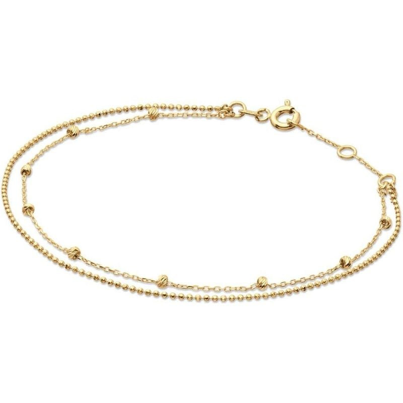 Bracelet chaîne Marco Polo JACKIE GOLD doré en or jaune 14 carats, packshot
