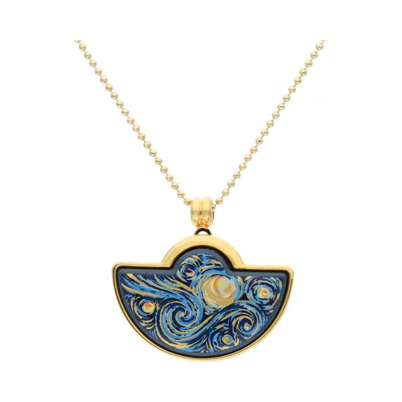 Packshot du Pendentif Frey Wille Demi-Lune Éternité Plaqué Or Doré