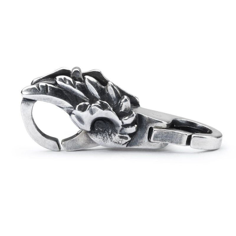 Packshot du Fermoir Trollbeads Le Meilleur des Deux Mondes Argenté, bijou en argent 925 avec ailes a