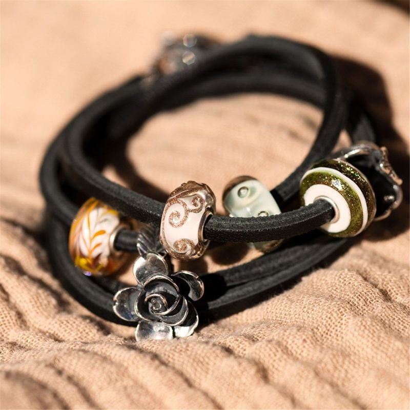 Ambiance chaleureuse avec la Perle de charme Trollbeads Sense Verre Multicolore, verre multicolore e