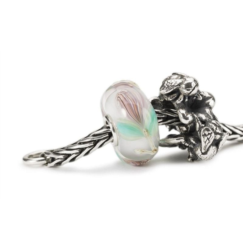 Perle Trollbeads Frisson d'Espoir Verre en verre soufflé, ambiance chaleureuse et artisanale