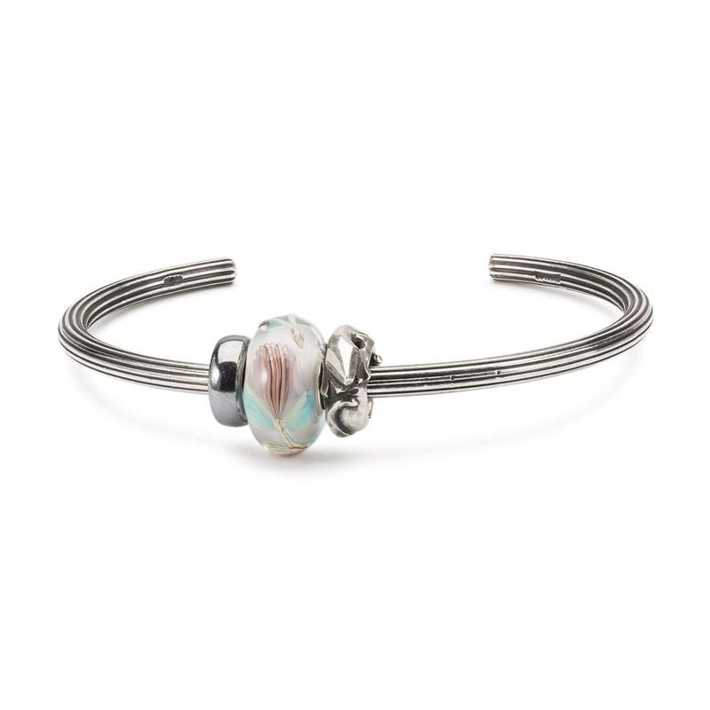 Perle Trollbeads Frisson d'Espoir Verre, un bijou en verre soufflé à la main, dans une ambiance poét