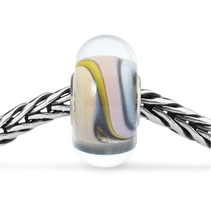 Packshot du Charm Trollbeads Douceur Verre Argenté Multicolore, bead en verre et argent 925 multicol