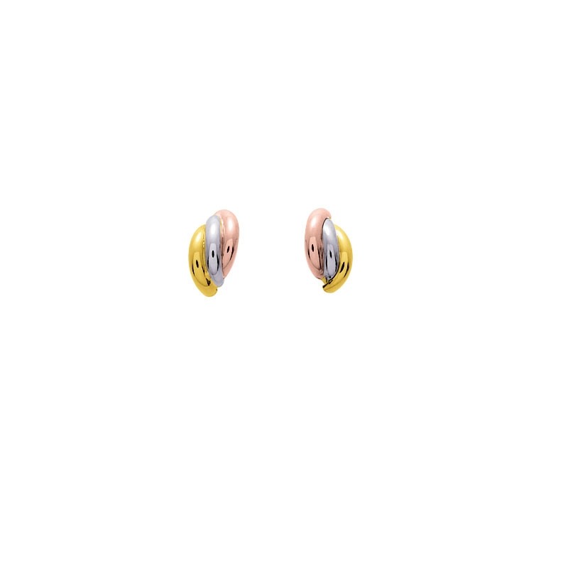 Carador - Boucles d'oreilles 3 ors 375/000