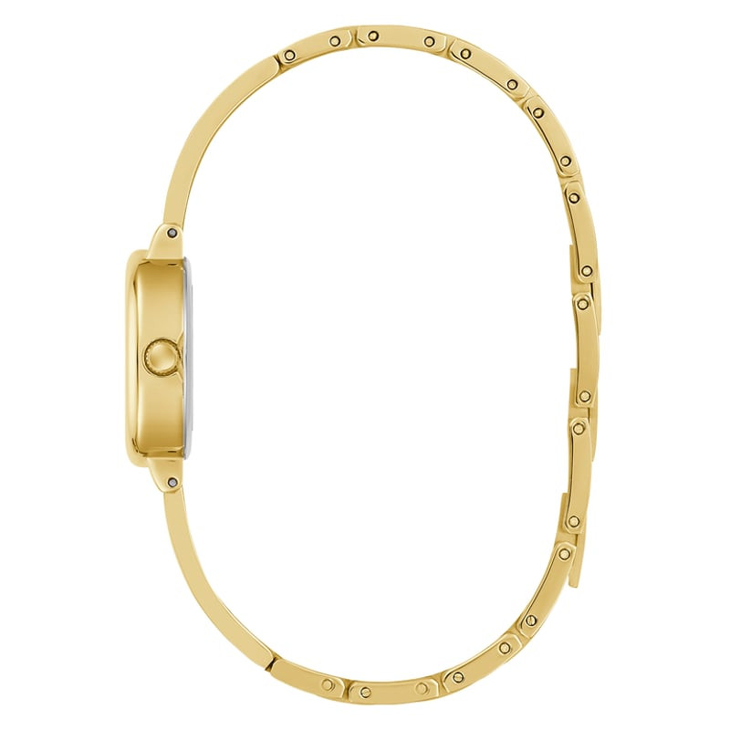 Montre Analogique GUESS Collection Penelope Bracelet acier doré - détail du bracelet et maillons G.