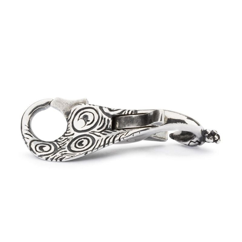 Packshot du Fermoir Bracelet Trollbeads Paon Argenté en argent sterling 925