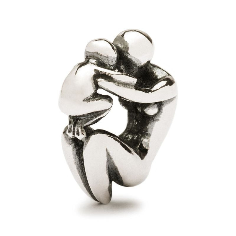 Packshot de la Perle Trollbeads Maternité Argenté en argent sterling 925, bijou Trollbeads.