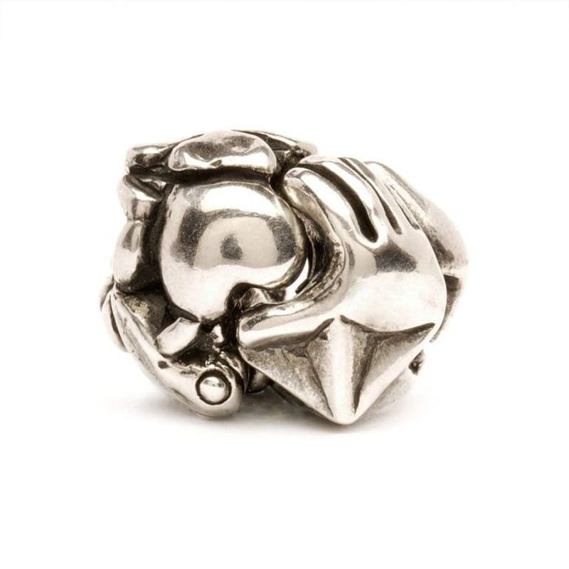 Packshot de la Perle de Charme Trollbeads Beads Porte-Bonheur Argenté en argent sterling 925