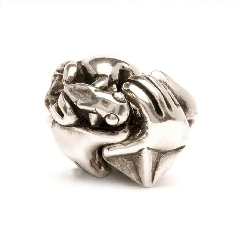 Packshot de la Perle de Charme Trollbeads Beads Porte-Bonheur Argenté en argent sterling 925