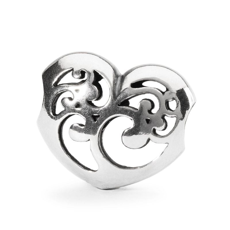 Bille Trollbeads Bienveillante Lumière Argenté, packshot en argent sterling 925