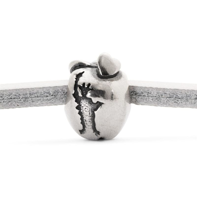Perle TROLLBEADS City Beads Pomme New York Argenté, argent 925, ambiance new-yorkaise et élégante.