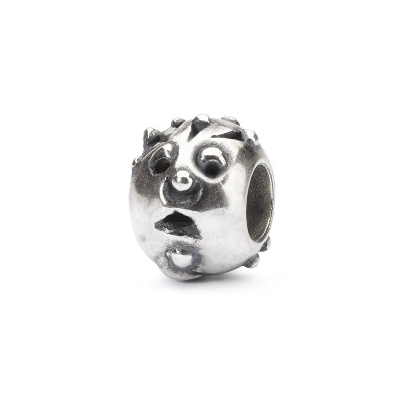 Perle Trollbeads Étrange Créature Argenté en argent 925 : packshot du bijou Trollbeads sur fond neut