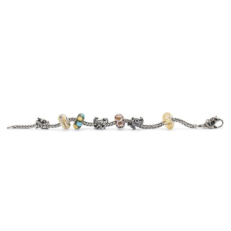 Perle TROLLBEADS Ratatoskr en argent sterling 925, charm écureuil de la mythologie nordique