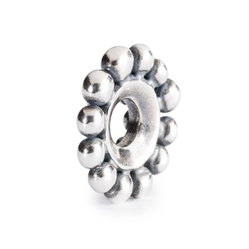 Packshot de la Breloque Trollbeads Fleur de Lotus Argenté en argent sterling 925