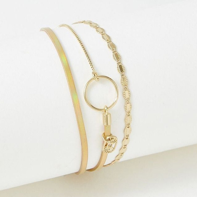 Bracelet FLOWERSFORZOE collection Tabatha acier doré