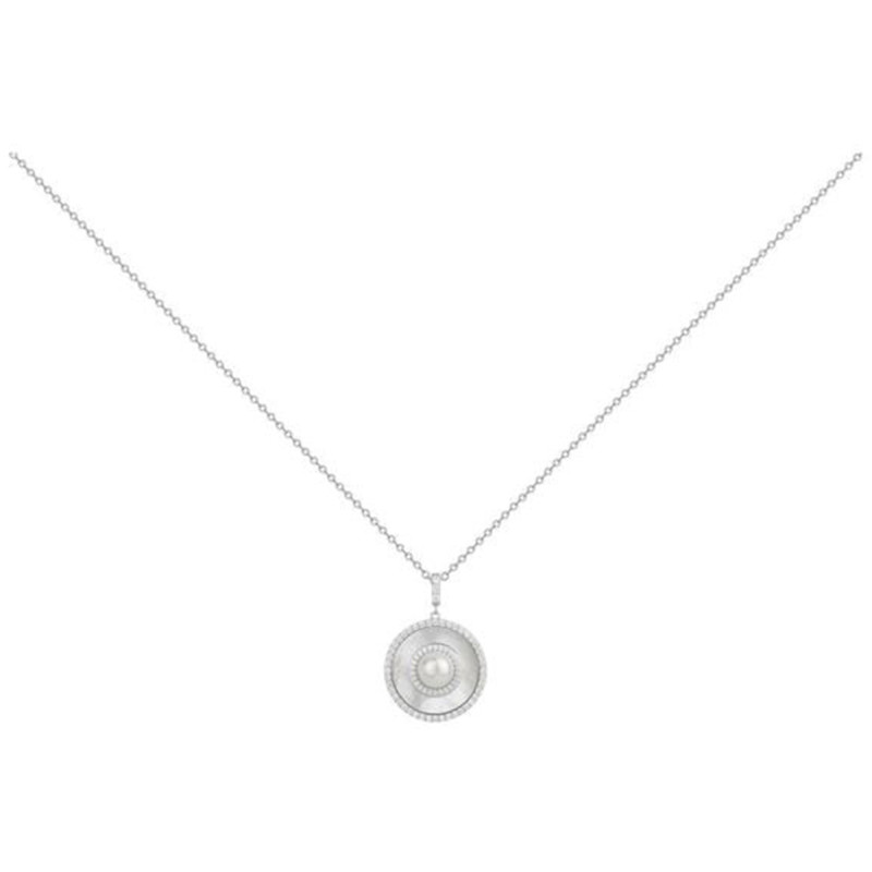 Collier Griffe Rouge perle Argent