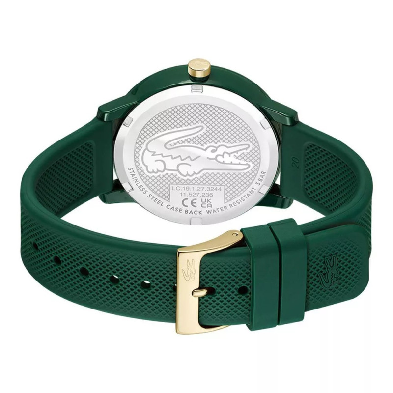 Montre Analogique LACOSTE Collection Lacoste.12.12 bracelet silicone vert