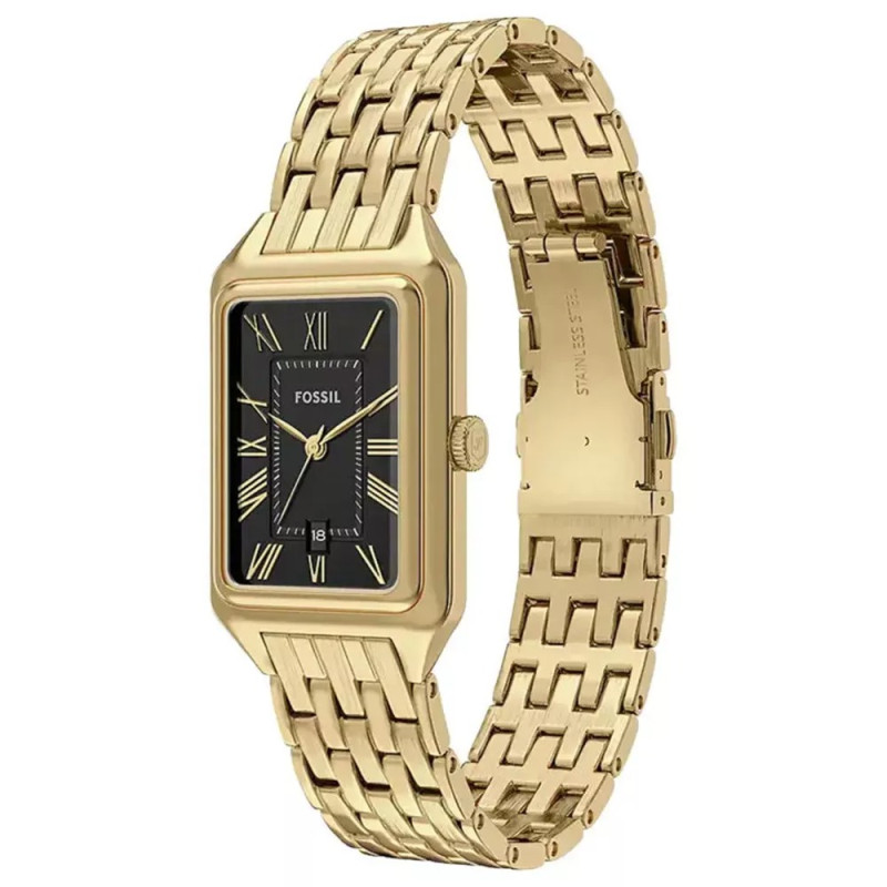 Montre Analogique FOSSIL Collection Raquel bracelet acier doré