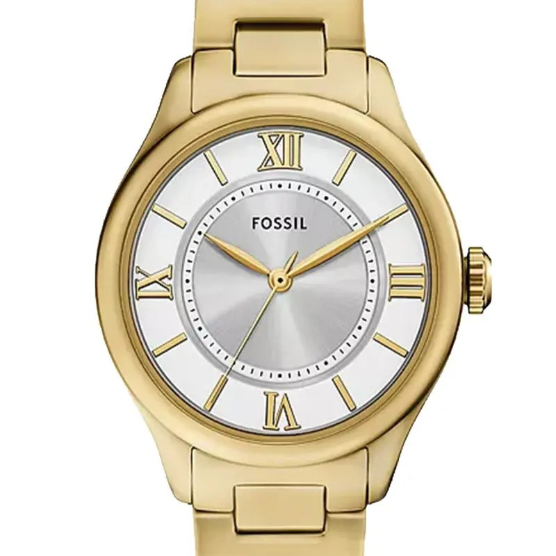 Montre Analogique FOSSIL collection Gilmore bracelet acier doré