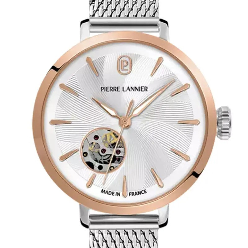 Montre Automatique Pierre Lannier Collection Soline bracelet acier argenté