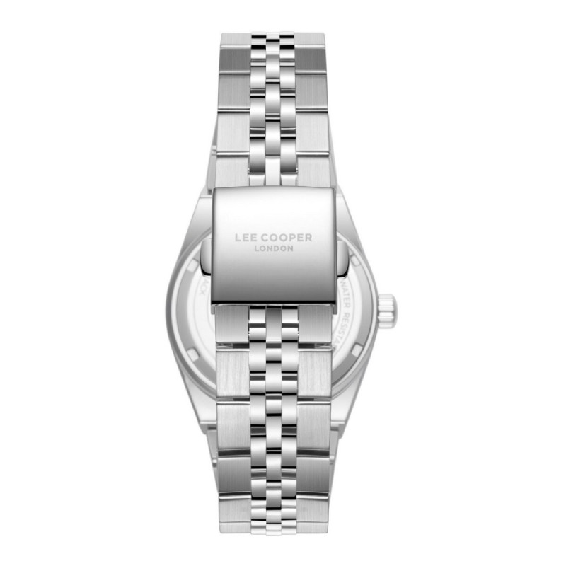 Montre Analogique LEE COOPER Collection Baker Bracelet Acier Argenté