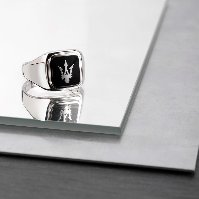 Bague Maserati Acier Argent