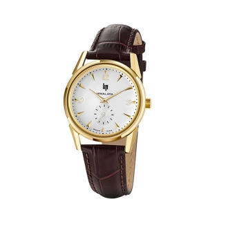 Montre acier et cuir LIP 671042