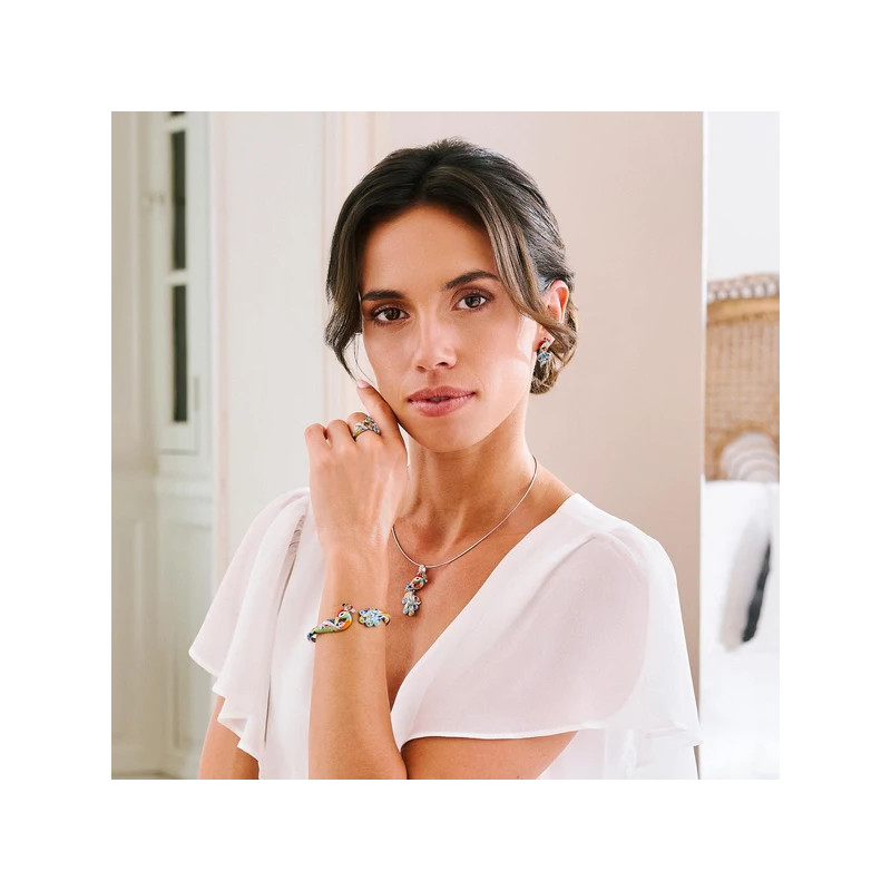 Bague Una Storia Paon Argent