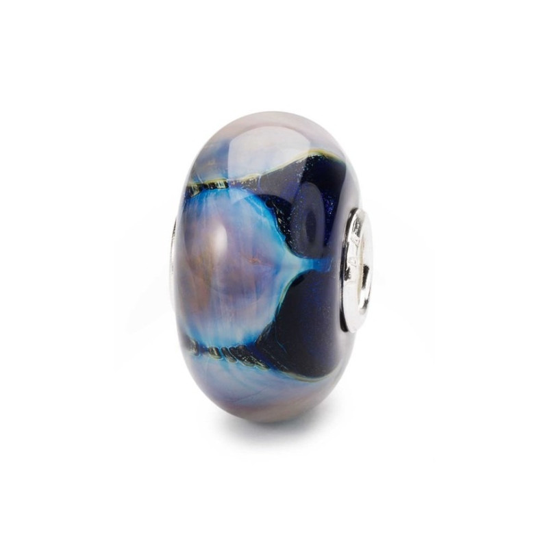 Perle Trollbeads People's Uniques 2020 Lotus Verre Violet