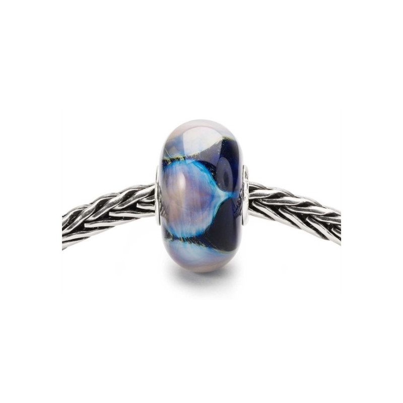 Perle Trollbeads People's Uniques 2020 Lotus Verre Violet